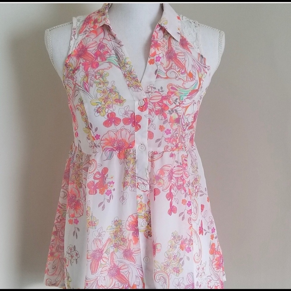 Candies Floral Tank